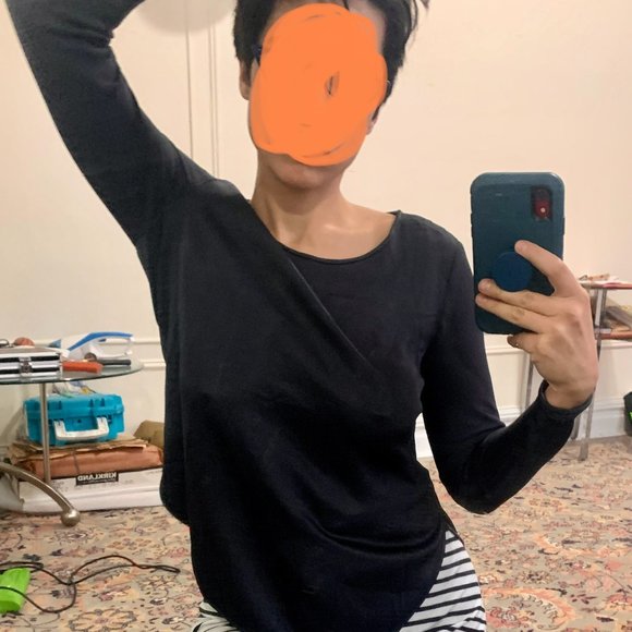 Theory Navy Blouse - Picture 1 of 5